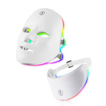 7-Color LED Face Mask with Neck | Red Light Therapy Skincare Mask