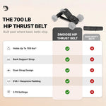 Fitness Hip Thrust Belt – Dual-Strap Glute Builder for Dumbbells, Plates & Kettlebells