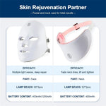7-Color LED Face Mask with Neck | Red Light Therapy Skincare Mask