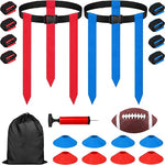 Flag Football Belt Set for 8 Players – Complete Football Game & Training Kit for Kids and Adults