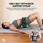 Fitness Hip Thrust Belt – Dual-Strap Glute Builder for Dumbbells, Plates & Kettlebells