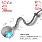 Interactive Automatic Cat Toy Ball – Rechargeable Rolling Pet Toy