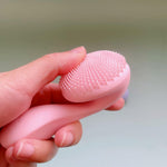 3D Double Sides Silicone Face Cleanser Facial Cleansing Brush Portable Face Cleaning Massage Tool