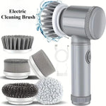 Electric Spin Scrubber – Cordless Cleaning Brush with 5 Brush Heads